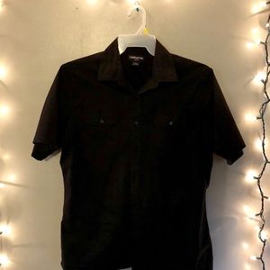 Claiborne Men’s Dress Shirt Button Short Sleeve